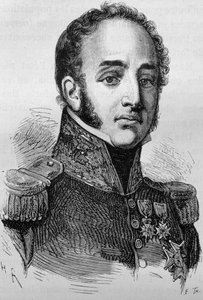 Portrét Louise Gabriela (Louis-Gabriel) Sucheta (1770-1826). Rytina konce 19. století v „Histoire de France““ od H. Martina. od Unknown artist