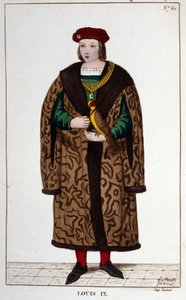 Portrét Ludvíka IX nebo Saint Louis (1214 - 1270). od Unknown artist