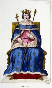 Portrét Ludvíka IX nebo Saint Louis (1214 - 1270). od Unknown artist