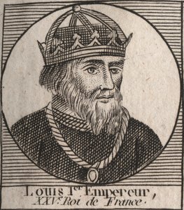 Portrét Ludvíka I. „Pobožného“ od Unknown artist