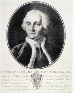 Portrét Louise Josepha, markýze de Montcalm (1712-1759), francouzská armáda. od Unknown artist