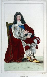 Portrét Ludvíka XIV. (1638 - 1715), krále Francie. od Unknown artist