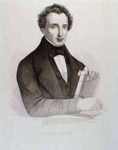 Portrét Luigiho Ricciho (rytina od Unknown artist