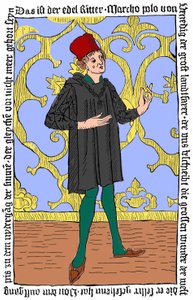Portrét Marca Pola (v. 1254–1324) od Unknown artist