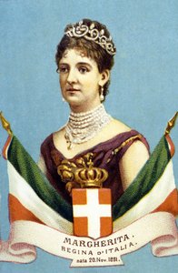 Portrét Margarity Savojské Genes (Margherita Savojská od Unknown artist
