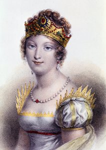 Portrét Marie Louise, vévodkyně z Parmy, choť císařovny Francouzů (rytina od Unknown artist