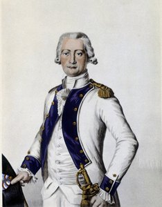 Portrét markýze de Lostanges, kapitána v pluku Forez v roce 1786. od Unknown artist