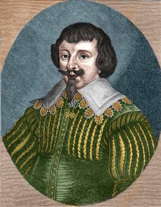 Portrét Martina Opitze (Martinus Opitius) (1597-1639), otce německé poezie. od Unknown artist