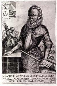 Portrét Maurice de Nassau, prince Oranžského (nar. v Dillenburgu od Unknown artist