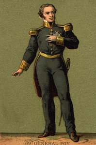 Portrét Maximiliana Sébastiena Foye. francouzský generál a politik (1775 až 1825) od Unknown artist