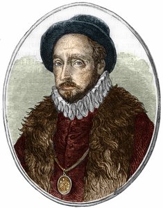 Portrét Michela de Montaigne (1533-1592), francouzského spisovatele. od Unknown artist