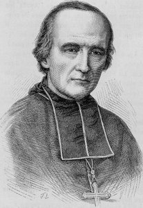 Portrét monsignora Darboye (1813 - 1871), pařížského arcibiskupa. Rytina konce 19. století v „Histoire de France““ od H. Martina. od Unknown artist