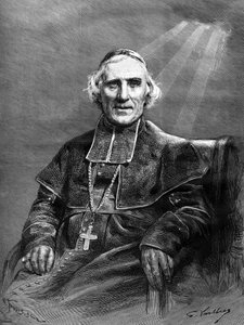 Portrét Monsignora: Joseph Hippolyte Guibert (1802-1886). od Unknown artist
