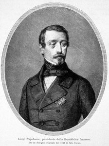 Portrét Napoleona III od Unknown artist