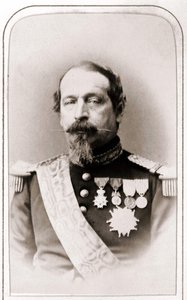 Portrét Napoleona III. Fotografie 19. století. od Unknown artist