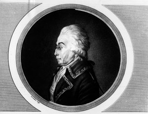 Portrét Nicolase Lucknera (1722-1794) Marechala z Francie. Rytina v „“ Kompletní sbírka historických obrazů francouzské revoluce, ve třech svazcích.“““ 1804. od Unknown artist