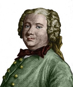 Portrét Pierra Carleta de Chamblain de Marivaux (1688 - 1763), dramatika. od Unknown artist