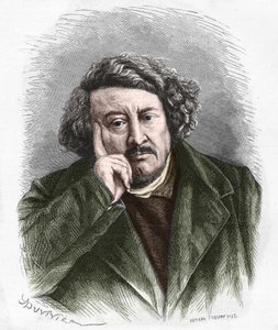 Portrét Pierra Lerouxe, francouzského filozofa, publicisty a politika (1797 - 1871). od Unknown artist