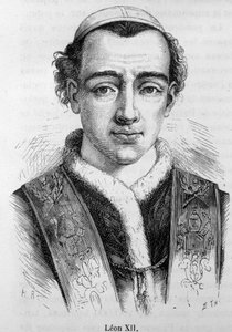 Portrét papeže Leona (Leone) XII (Annibale della Genga Sermattei) (papež v letech 1823 až 1829). od Unknown artist
