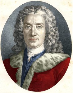 Portrét Prospera Jolyota, Sieur De Crais-Billon, dit Crébillon (otec) (1674 - 1762) francouzský dramatik od Unknown artist