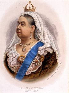 Portrét anglické královny Viktorie, konec 19. století od Unknown artist