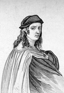 Portrét Raphaela (Raffaello Sanzio 1483 - 1520), italský malíř. od Unknown artist