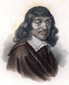 Portrét René Descartese, grav. 19. století. od Unknown artist