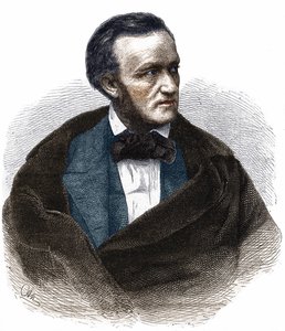Portrét Richarda Wagnera (1813 - 1883). od Unknown artist