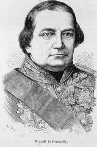 Portrét Rigault de Genouilly od Unknown artist