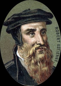 Portrét Roberta Estienna (1503-1559), francouzského tiskaře. od Unknown artist