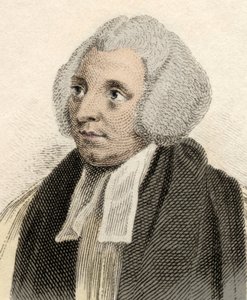 Portrét Roberta Lowtha (1710-1787), anglického eveque, lingvisty a profesora poezie na Oxfordské univerzitě. Rytina 19. století. od Unknown artist