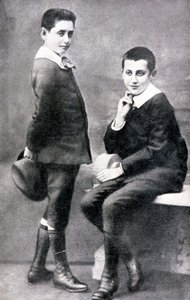 Portrét Roberta a Marcela Proustových, n.d. v. 1885. od Unknown artist