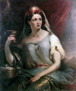 Portrét Rosy Vercellany Guerrieri (olej na plátně) od Unknown Artist