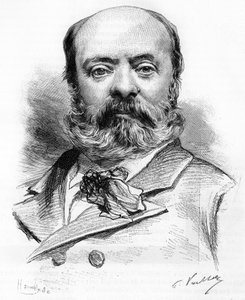 Portrét Theodora Aubanela (1829-1886) francouzský básník a dramatik. od Unknown artist