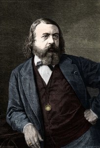 Portrét Theophila Gautiera (1811-1872), francouzského spisovatele. od Unknown artist