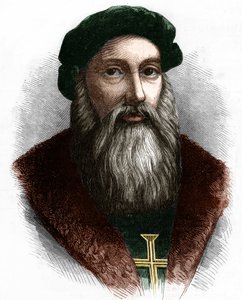Portrét Vasco de Gama (1469-1524), portugalský mořeplavec. od Unknown artist