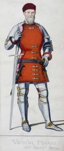 Portrét Vittore Pisaniho. benátský admirál (1324 - 1380). od Unknown artist