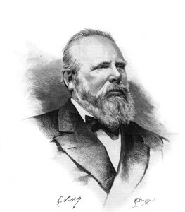 Portrét Viléma III. (1817-1890) nizozemského krále (Holandsko). Gravírování v „“Le monde llustrious““ od Unknown artist