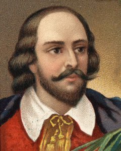 Portrét Williama Shakespeara (1564-1616), anglického spisovatele. Chromolitografie konce 19. století. od Unknown artist