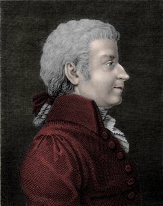 Portrét mladého Wolfganga Amadea Mozarta (1756 - 1791) skladatele. od Unknown artist