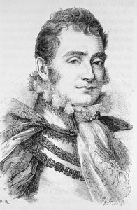 Portrét vévody z Berry (1778 - 1820). Rytina konce 19. století v „Histoire de France““ od H. Martina. od Unknown artist