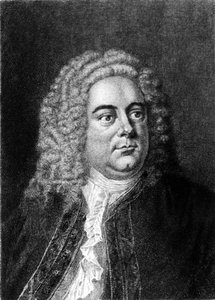 Portrét anglického skladatele německého původu George Fredericka Händela (Georg Friedrich Handel od Unknown artist