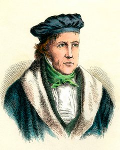 Portrét německého filozofa Georga Wilhelma Friedricha Hegela (1770-1831). od Unknown artist