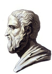 Portrét podkrovního řečníka Izorateho (436-338 př. Kr.). od Unknown artist