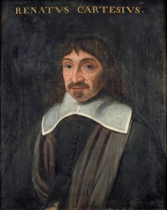 Portrét filozofa René Descartese (1596-1650), Anonym . Olej na plátně od Unknown artist