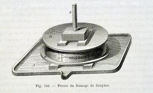 Gruyere press – v „“The Wonders of the industry”” od Louise Figuiera od Unknown artist
