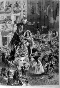 Průvod Corpus Domini do Barcelony od Unknown artist