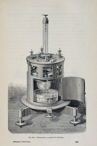 Kvadrantový elektrometr od W. Thomsona - v “”Populární fyzice”” od Emile Desbeaux od Unknown artist