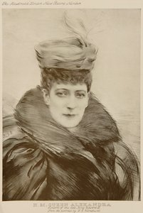 Královna Alexandra, podle Wilmshurstu od Unknown Artist