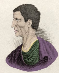 Zastoupení římského politika Luciuse Cornelia Sully (Silla nebo Sylla) (138-68 př.nl). Rytina 19. století. od Unknown artist